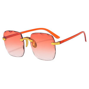 Gafas de Sol Cuadradas Sin Montura Modernas 2026 para Mujer, Gafas de Sol de Alta Calidad con Protección UV400 y Lentes Ópticas - Product Image 3