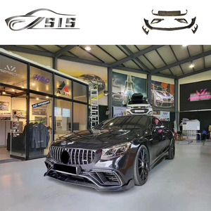Classe S C217 S63 Coupe materiale in fibra di carbonio Kit carrozzeria C217 esterno con labbro anteriore posteriore diffusore alettatore coda accessori auto - Product Image 1