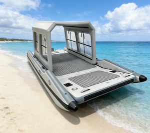 Auvent de <span class=keywords><strong>bateau</strong></span> gonflable imperméable avec fenêtre transparente, protection UV, pare-soleil pour la pêche, le kayak, le yacht - Product Image 5