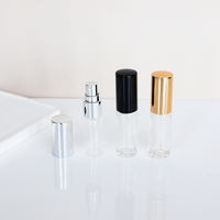 Botol Semprot Mini Kosong Transparan Mewah 2ml 3ml 5ml 10ml untuk Sampel Parfum Kaca