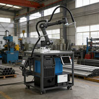 Robot de soudage manuel 6 DOF avec contrôle servo, nouvelle charge utile de 5 kg pour une soudure stable dans l'industrie du quincaillerie et du mobilier