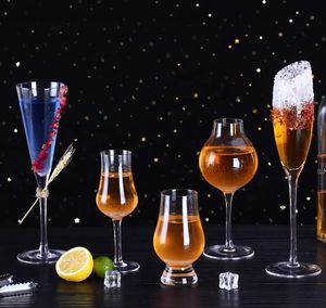 Tasse en verre <span class=keywords><strong>de</strong></span> cristal à haute tige <span class=keywords><strong>de</strong></span> conception <span class=keywords><strong>de</strong></span> <span class=keywords><strong>bouche</strong></span> inclinée classique pour <span class=keywords><strong>la</strong></span> dégustation d'arômes d'hôtel <span class=keywords><strong>de</strong></span> vin rouge élégant pour les verres <span class=keywords><strong>de</strong></span> champagne et - Product Image 5