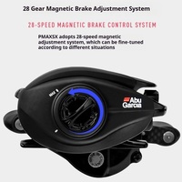 Moulinets de pêche à lancer Abu Garcia Pro MAX SX 7+1BB, longue portée, fibre de carbone, haute vitesse, résistance maximale 8 kg, pour la pêche en mer, en rivière et en lac