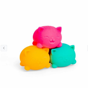 Jouets à presser en plastique en forme de chaton, mignons et originaux, de plusieurs couleurs, jouets anti-stress à presser et à pétrir - Product Image 1