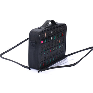 Sac de rangement pour vernis à ongles, organisateur de maquillage cubique en tissu Oxford 600D pour utilisation en salon de manucure - Product Image 5