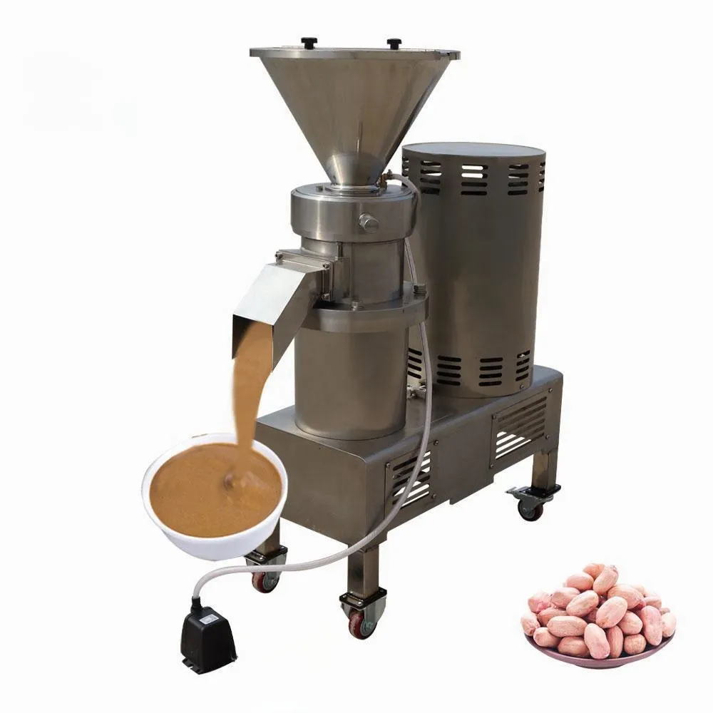 Industrial 20-30 kg/h Tahini máquina de molienda de sésamo máquina de fabricación de mantequilla de maní