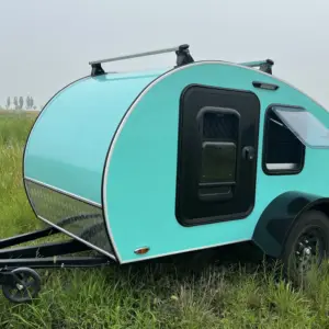 Fully Insulated Cabins 4 Season Small Campers Teardrop Trailers for Winter Travel