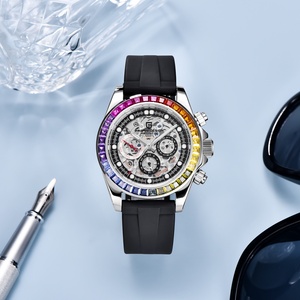 นาฬิกาข้อมือผู้ชาย PAGANI Design 1653 ขอบเพชรเซอร์คอน ระบบจักรกล  โลโก้สั่งทำได้ ตัวเรือนสแตนเลสสตีล - Product Image 6