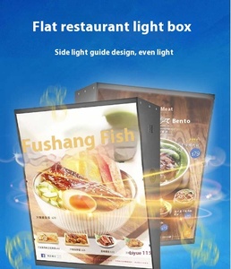 Hot bán tường treo LED hộp đèn nghiêng trà sữa biển quảng cáo với sáng phẳng khung nhôm giá mới danh sách thứ tự tấm - Product Image 2