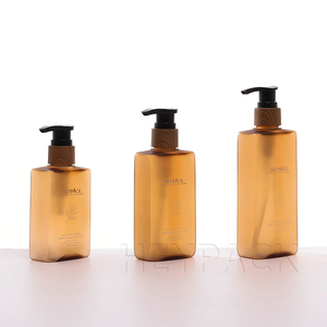 Heypack Marque Produits Usine En Gros OEM 200ml Ambre Carré PET Soins De La Peau Lotion Pompe Bouteille - Product Image 1
