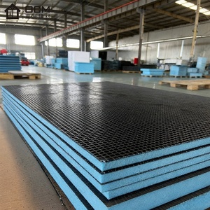 CE Certified XPS Tile Backer Board <strong>Fiberglass</strong> Mesh Polymer Cement Coated Waterproof Thermal <strong>Insulation</strong> for Bathroom Kitchen 12mm - Product Image 1