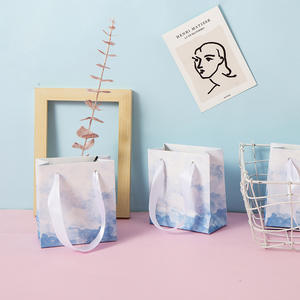 Boîte d'emballage rectangulaire imprimée pour bijoux, directement de l'usine, pour boucles d'oreilles, colliers, bagues, bracelets - Couleurs rouge, bleu, blanc - Product Image 3