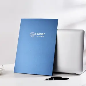 Carpeta de una sola página azul tamaño A4, sobre para firmar contratos, bolsa para documentos de seguros perlados, bolsa para archivos médicos de hojas sueltas - Product Image 1