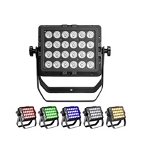 Projecteurs LED carrés AICPOSE Professional 24x18w RGBWAUV, en aluminium moulé sous pression, étanches IP65