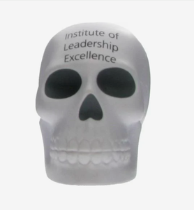 Balle anti-stress personnalisée en forme de crâne, jouet à presser publicitaire sur le thème de l'horreur, avec logo imprimé, cadeau promotionnel en gros - Product Image 2