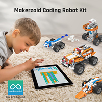 Briques contrôlées par des applications mobiles Super Bot éducatif programmable 26-en-1, télécommande pour les enfants