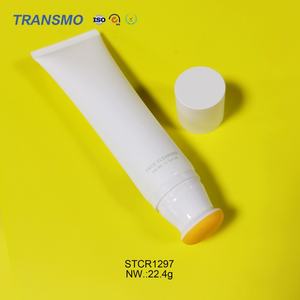 Factory OEM Empty <b>Face</b> Wash Squeeze Tube Hand Cream Tube 100ml Silicone Brush Facial Cleanser Cream Packaging With Flip Cap - Product Image 4