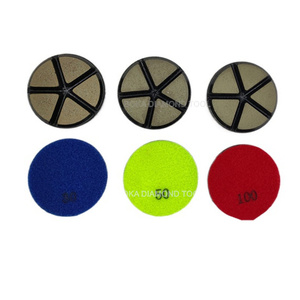 कंक्रीट फर्श को चमकाने के लिए व्यास <span class=keywords><strong>3</strong></span> इंच सिरेमिक डायमंड पॉलिशिंग पैड - Product Image 5