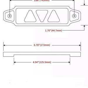 Aluminum Battery <b>Bracket</b> Holder Red With Hooks And Silicone Pads For Car Battery Mounting - Product Image 4