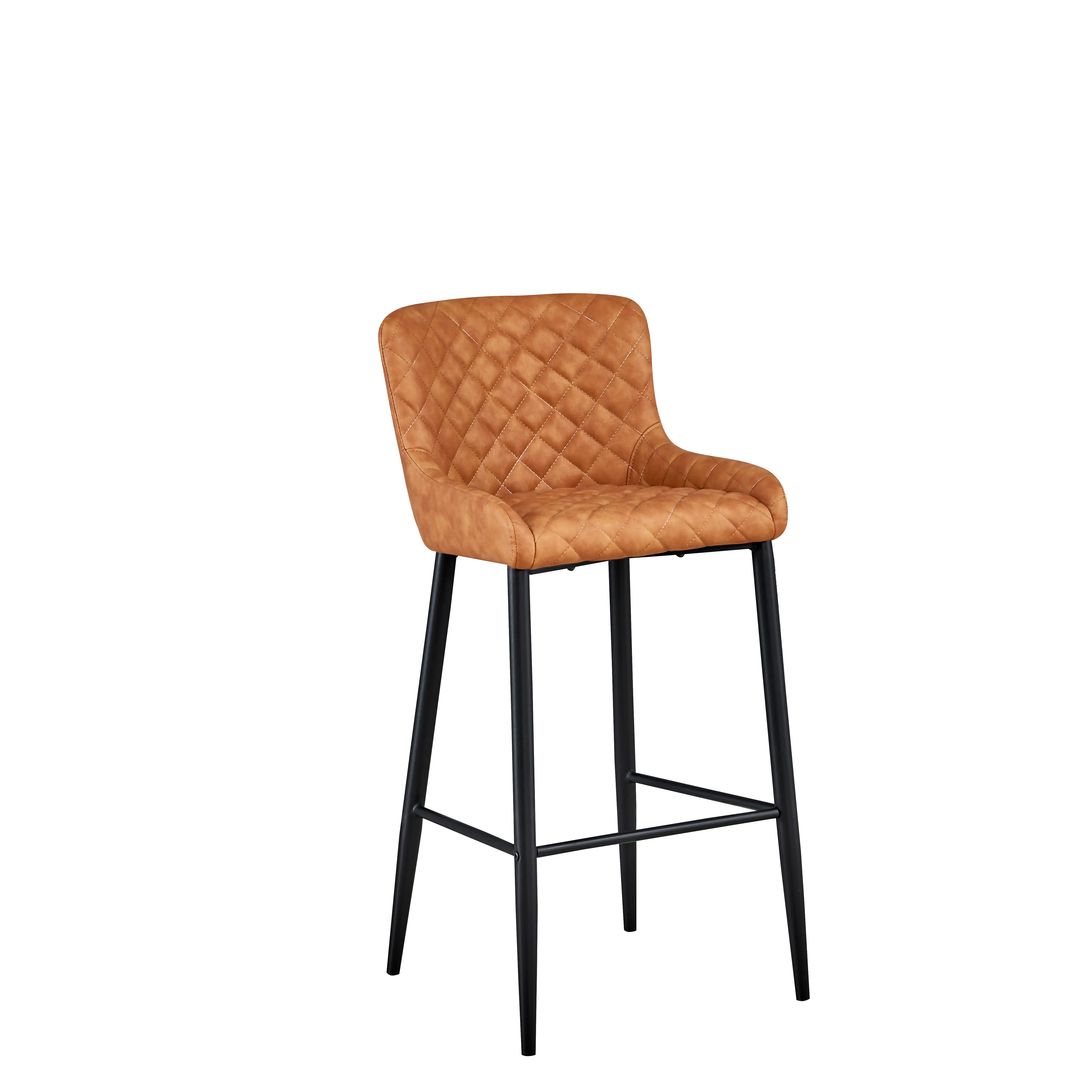 Современный барный стул из искусственной кожи