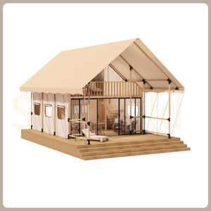<span class=keywords><strong>Hotel</strong></span> de lujo al aire libre Living Resort Custom Homes Wood Canvas Lodge Glamping Hut con baño <span class=keywords><strong>Safari</strong></span> Lodge Carpas - Product Image 5