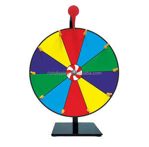 Portable roue prix filatures jeu Fortune fête tourner plaque mur carnaval tirage au sort table loterie Machine gagnant amusant - Product Image 3