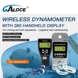 GWD200 dinamometer timbangan derek nirkabel LCD Digital 5 ton