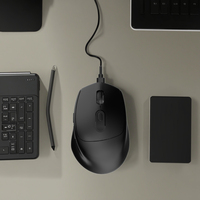 Souris de bureau rechargeable, touches de raccourci latérales, silencieuse et confortable, produit modèle personnalisé