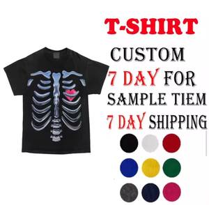 Dtg 프린트 티셔츠 스트리트웨어 그래픽 티셔츠 빈 특대 티셔츠 하이 퀄리티 산성 세척 티셔츠 300 Gsm 플러스 사이즈 DTG 티셔츠 - Product Image 6