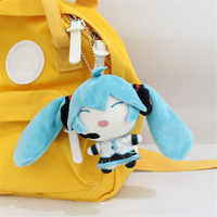 Vente en gros de poupées en peluche Miku de 10 à 16 cm, porte-clés, jouets en peluche