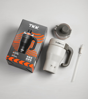 Gourde Isotherme en Acier Inoxydable avec Grande Poignée pour Café et Eau – Vente en Gros Direct Usine – Idéale pour le Bien-être