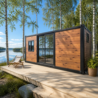 Maison conteneur extensible de 10 pieds à double aile, en panneaux sandwich d'acier pliables, pour poste de sécurité et portail – Vente directe usine