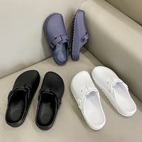 Claquettes d'été unisexes, sandales de maison, tongs, claquettes pour femmes et couples, chaussures plates d'extérieur, pour hôtel, plage, intérieur et extérieur, été