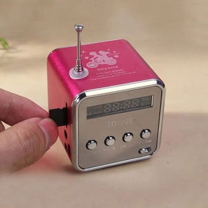 TD-V26 Xách Tay Mini BT Hộp Loa Kỹ Thuật Số FM <span class=keywords><strong>Internet</strong></span> Tdv26 FM Đài Phát Thanh Loa USB SD Máy Nghe Nhạc Thẻ Cho Điện Thoại PC Âm Nhạc Máy Nghe Nhạc - Product Image 5