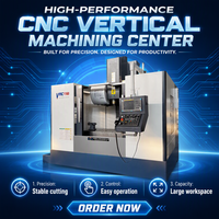 Centre d'usinage vertical CNC VMC1160 1100x600mm 3/4/5 axes, machine de fraisage de métal haute précision pour la fabrication industrielle