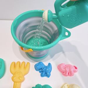 Jouet de plage portable pour enfants, pelle à <span class=keywords><strong>sable</strong></span>, seau pliable en plastique souple, moule à <span class=keywords><strong>sable</strong></span>, pelle, <span class=keywords><strong>bac</strong></span> à <span class=keywords><strong>sable</strong></span> extérieur, jeu de <span class=keywords><strong>sable</strong></span> - Product Image 3
