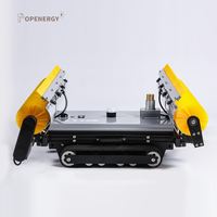 Robot de nettoyage de panneaux solaires anti-chute WSE-R01 - 150-200m RC, commutateur sec/humide, haute efficacité