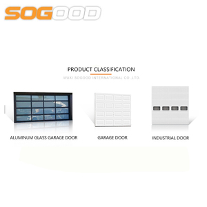 Portes <span class=keywords><strong>de</strong></span> <span class=keywords><strong>garage</strong></span> sectionnelles en verre à économie d'énergie personnalisées, motorisées et télécommandées pour maisons résidentielles - Product Image 6