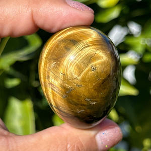 Huevos de Ojo de Tigre Amarillo Pulidos al Estilo Bohemio, Piedra de Cristal Natural, de Alta Calidad, Tendencia de Moda, Decoración para el Hogar, Regalos Seguros, Venta al Por Mayor - Product Image 4