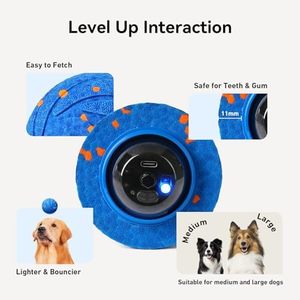Giocattolo Interattivo Intelligente per Cani Cheerble, Eco-Friendly in E-TPU, Impermeabile IPX7, Palla Automatica che si Muove, Rimbalza e Rotella, Attività Intensiva - Product Image 6