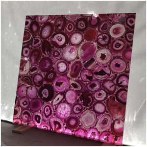Azulejos <span class=keywords><strong>de</strong></span> Ágata <span class=keywords><strong>Rosa</strong></span> Iluminada Pulida para Pisos y Paredes, Ideales para Clubes VIP y Propiedades Privadas - Product Image 6