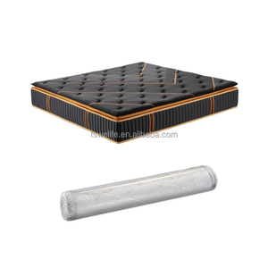 Colchón Híbrido de Látex y Resortes de 12 Pulgadas, Tamaño Queen/King, con Espuma Viscoelástica Ortopédica y Jacquard - Product Image 1