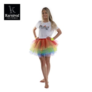 ODM Venta al por mayor Vestido <span class=keywords><strong>de</strong></span> tutú <span class=keywords><strong>de</strong></span> arcoíris para mujeres adultas para fiesta Actuación Carnival Pride Ride Disfraces <span class=keywords><strong>de</strong></span> TV y películas PRIDE <span class=keywords><strong>TUTU</strong></span> - Product Image 1