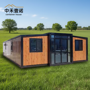 Contenedor Móvil Prefabricado de 20 Pies, Casa Expandible con Baño y Ducha, 3 Dormitorios, Panel Sándwich, Apartamento de Madera para Uso en <span class=keywords><strong>Hoteles</strong></span> - Product Image 1