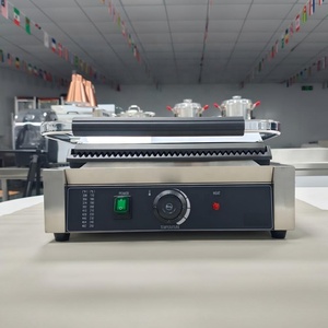 Griglia Elettrica Compatta per <span class=keywords><strong>Panini</strong></span> con Interruttore On/Off per Piccoli Caffè <span class=keywords><strong>e</strong></span> Preparazione di Sandwich per la Colazione - Product Image 2