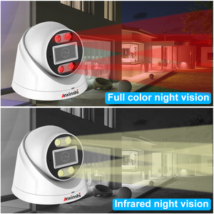 Anxinshi Mini CCTV 8MP HD Caméra dôme IR 40M Détection humaine Caméra IP couleur - Product Image 6