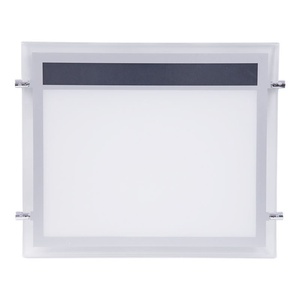 China Manufacture Rectangle Slim <b>Crystal</b> Acrylic LED Light Box A3 Size Eco-Friendly High Brightness Office Window Hanging Menu - Product Image 2