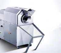 Machine de torréfaction de café entièrement automatique pour usine d'huile de cuisson, petite, en acier inoxydable, multifonctionnelle, type tambour, pour noix