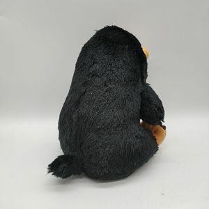 Peluche Mole noire, adorable animal assis, poupée en peluche avec fourrure en velours doux, <span class=keywords><strong>bec</strong></span> orange, mains et pieds stylisés, pour décoration intérieure et cadeau - Product Image 5