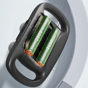 OEM بطارية قابلة لإعادة الشحن لاسلكي مسدس الوجه الأنسجة العضلية العميقة الاهتزاز الرياضي 4 رؤوس مسدس تدليك - Product Image 3